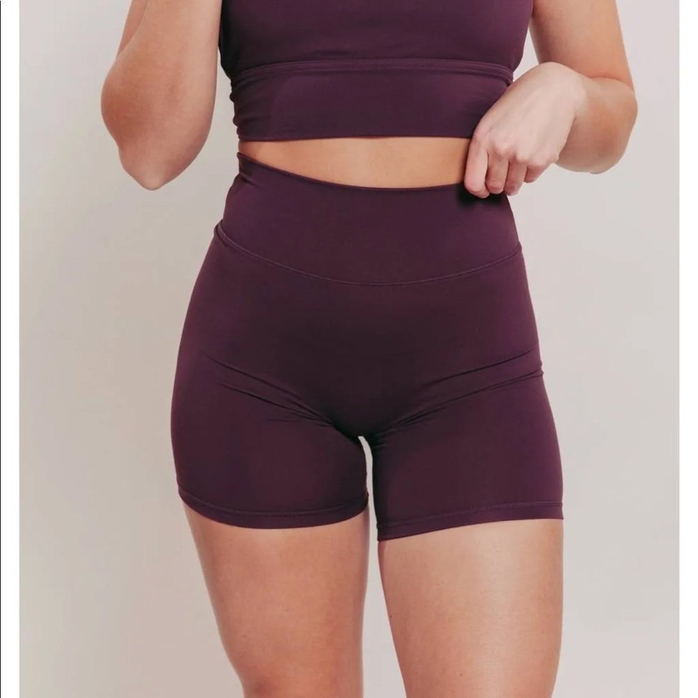 P'tula Women's Deep Purple Bike Shorts